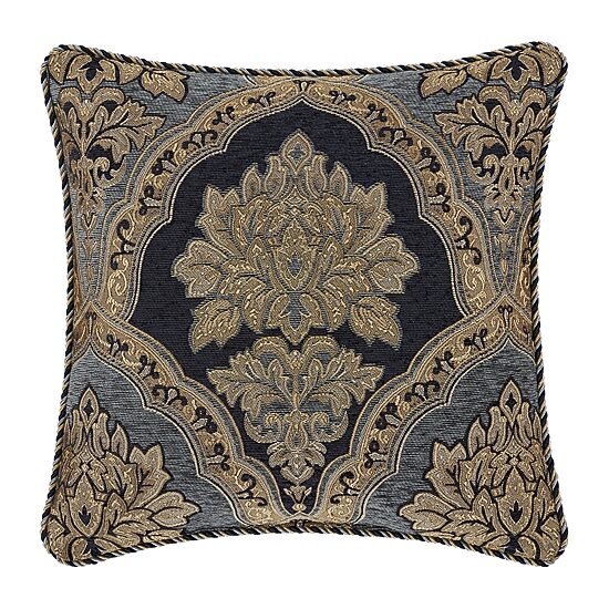 Five Queens Court Bristol Square Throw Pillow