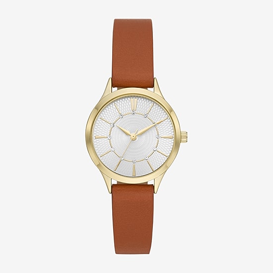 Womens Brown Strap Watch Fmdjo265