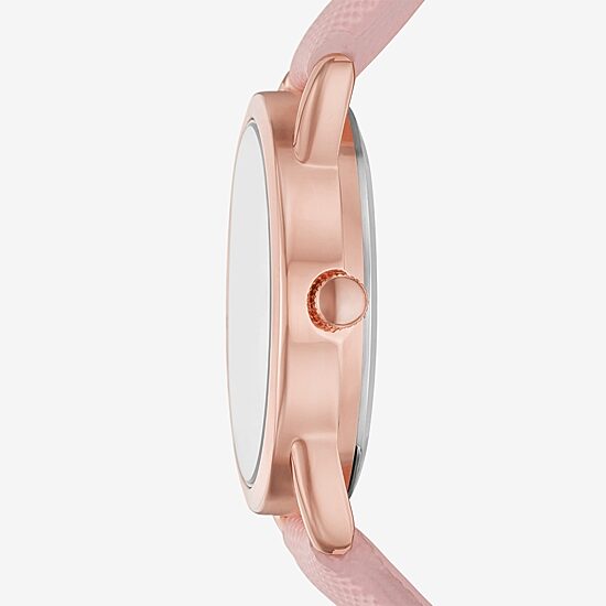 Womens Pink Strap Watch Fmdjo266