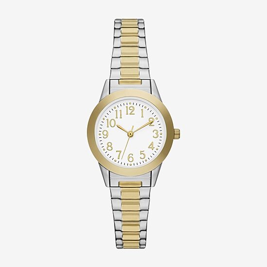 Womens Two Tone Stainless Steel Expansion Watch Fmdjo271