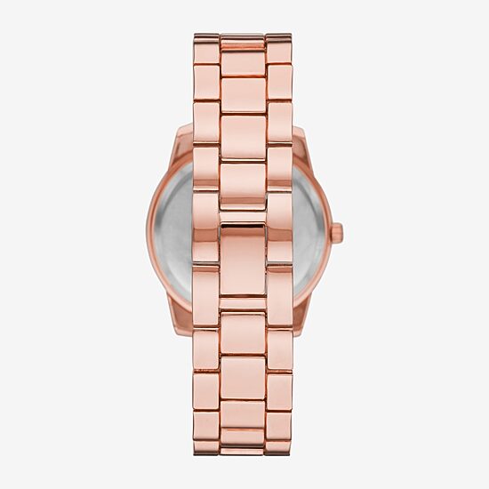 Ladies Boxed Sets Womens Crystal Accent Rose Goldtone 5-pc. Watch Boxed Set Fmdjset340