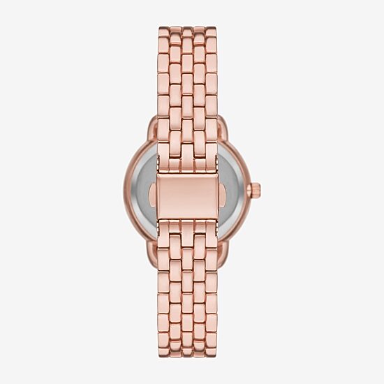 Geneva Geneva Ladies Womens Crystal Accent Rose Goldtone Bracelet Watch Fmdjm267