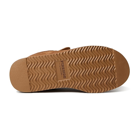 Fireside by Dearfoam’s Men's Grafton Genuine Shearling Clog With Taping Slippers