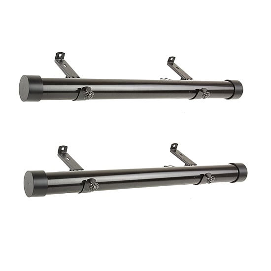 Rod Desyne (Set Of 2) Basic Side 1 1/2 IN Adjustable Curtain Rod