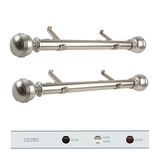 Rod Desyne (Set Of 2) Jovian 1 1/2 IN Curtain Rod
