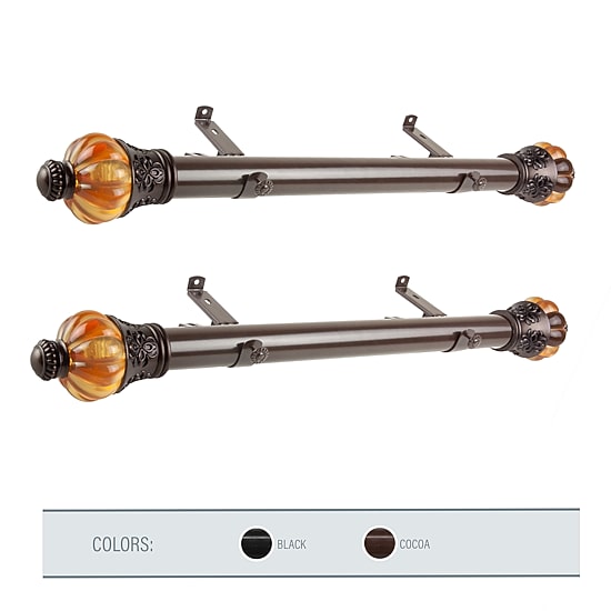 Rod Desyne (Set Of 2) Royal 1 1/2 IN Curtain Rod