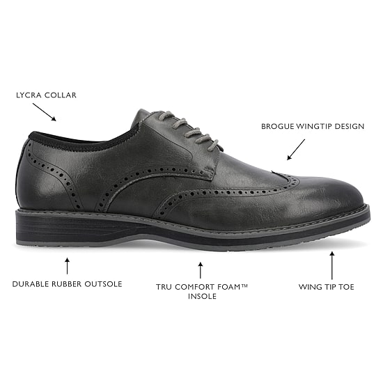 Vance Co Ozzy Mens Wing Closed Toe Loafers