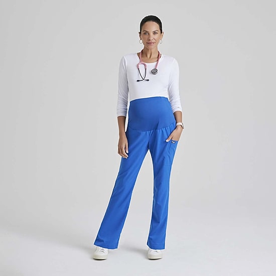 Grey's Anatomy™ by Barco Classic Grp560 Lilah Womens Maternity Moisture Wicking Scrub Pant