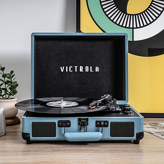 Victrola Journey Bluetooth Suitcase Record Player With 3-Speed Turntable