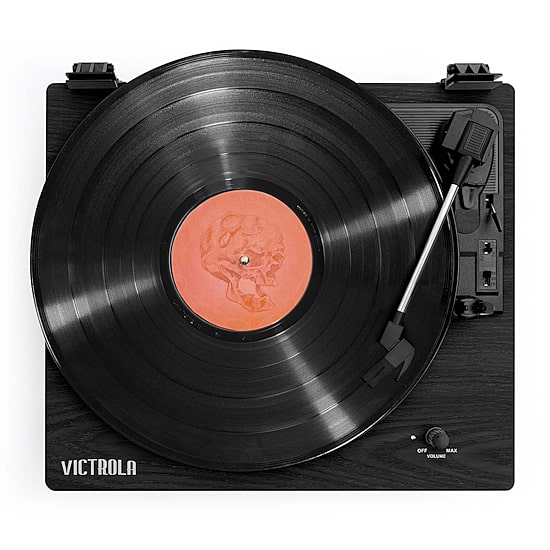 Victrola Montauk Bluetooth Record Player With 3 Speed And Bookshelf Turntable