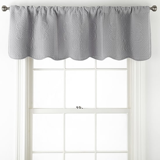 Hudson & Main Audrey Rod Pocket Scallop Valance