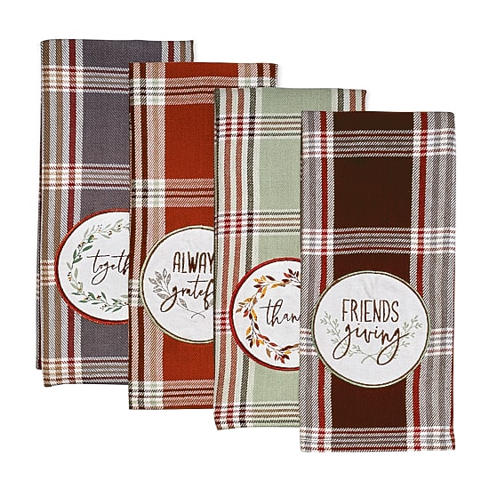 Design Imports Gathered Together 4-pc. Dish Cloth