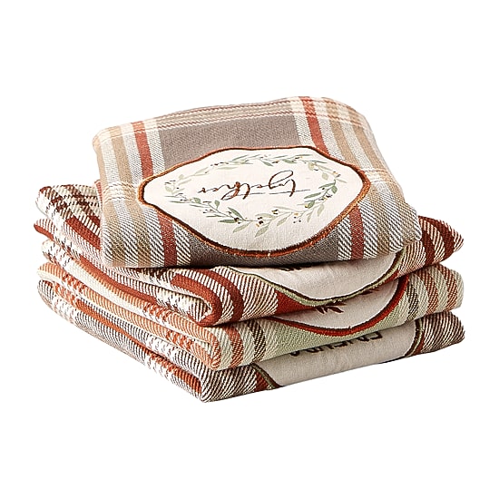 Design Imports Gathered Together 4-pc. Dish Cloth