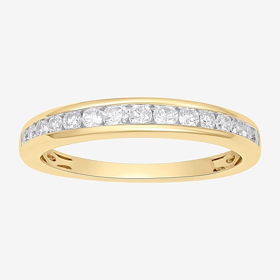 1/3 CT.T.W. Natural Diamond 14K Gold Wedding Band
