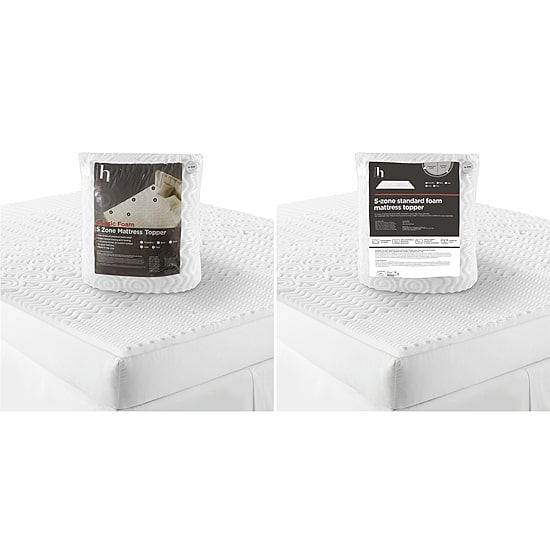 Home Expressions 5-Zone Standard Foam Mattress Topper