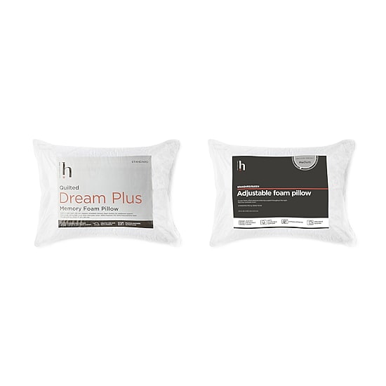 Home Expressions Adjustable Foam Pillow