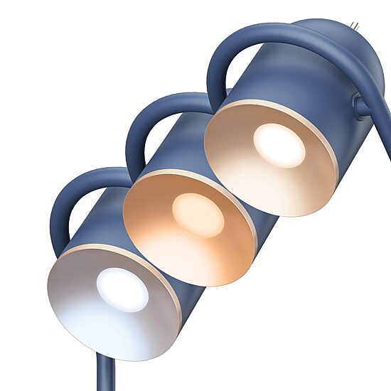 Sheffield Labs 16.7" Newport Blue Metal Led Desk Lamp