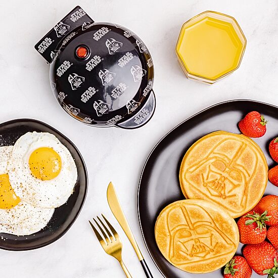Uncanny Brands Star Wars Mini Darth Vader Waffle Maker - Star Wars Kitchen Appliance