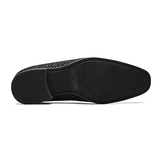 Stacy Adams Swagger Plain Toe Stud Mens Round Closed Toe Slip-On Shoe