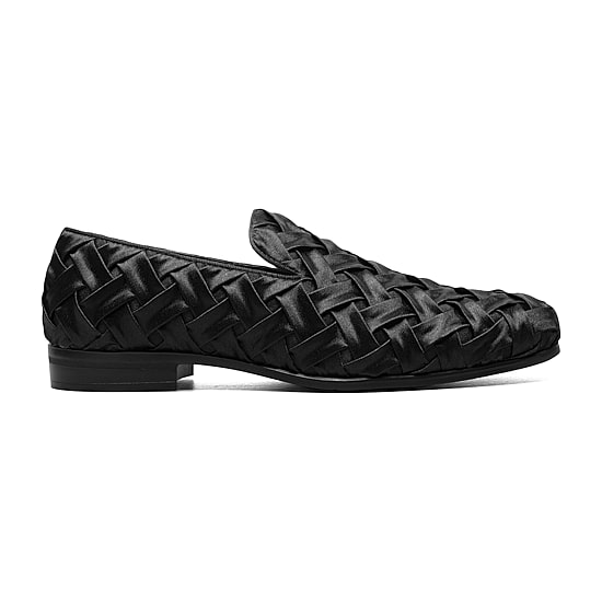 Stacy Adams Savoir X-Cross Texti Mens Round Closed Toe Slip-On Shoe