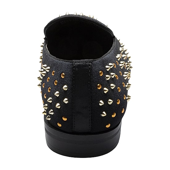 Stacy Adams Sabert Spike & Stud Mens Square Closed Toe Slip-On Shoe