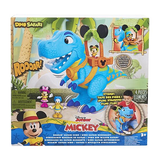 Disney Collection Dino Safari Giant Roarin' Dino Mickey Mouse Toy