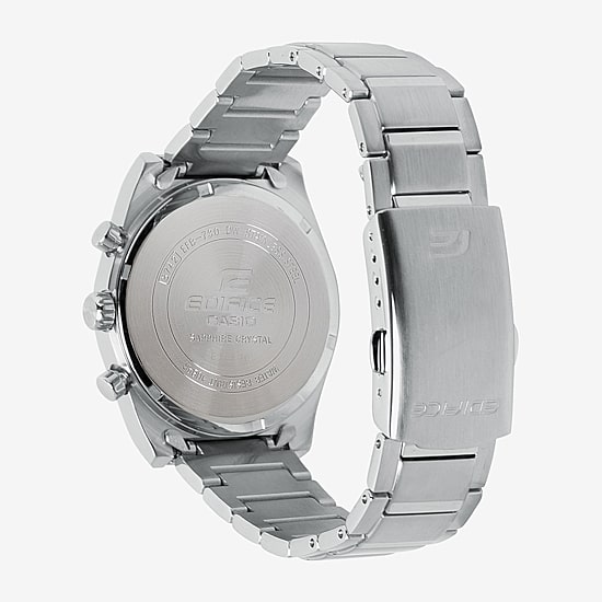 Casio Mens Silver Tone Stainless Steel Bracelet Watch Efb730d-2av