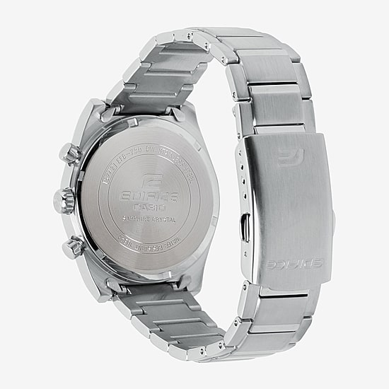 Casio Mens Silver Tone Stainless Steel Bracelet Watch Efb730d-7av
