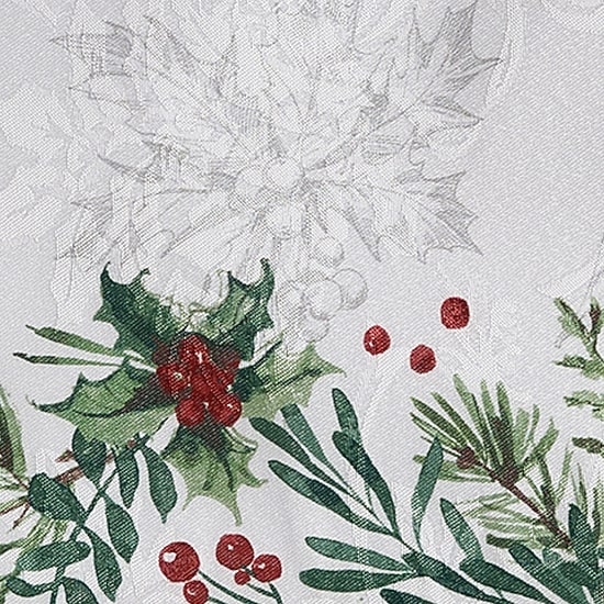 Threadmade Holly Berry Flourish Holiday Fabric 4-pc. Napkins