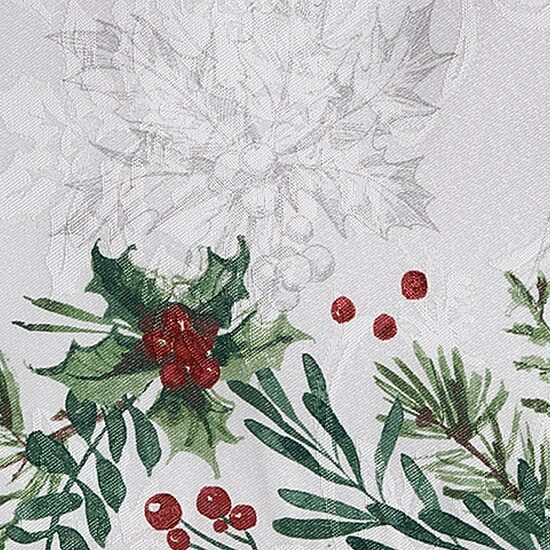 Threadmade Holly Berry Flourish Holiday Fabric 4-pc. Placemat