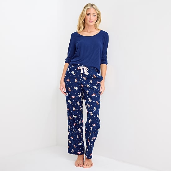 Sleep Chic Womens Flannel Pajama Pants