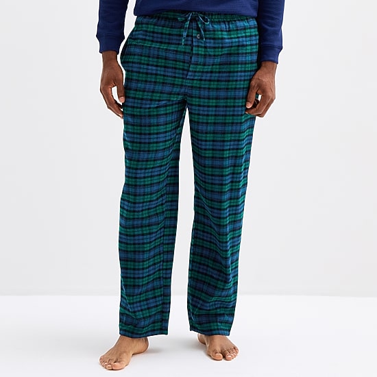 St. John's Bay Mens Big and Tall Flannel Pajama Pants