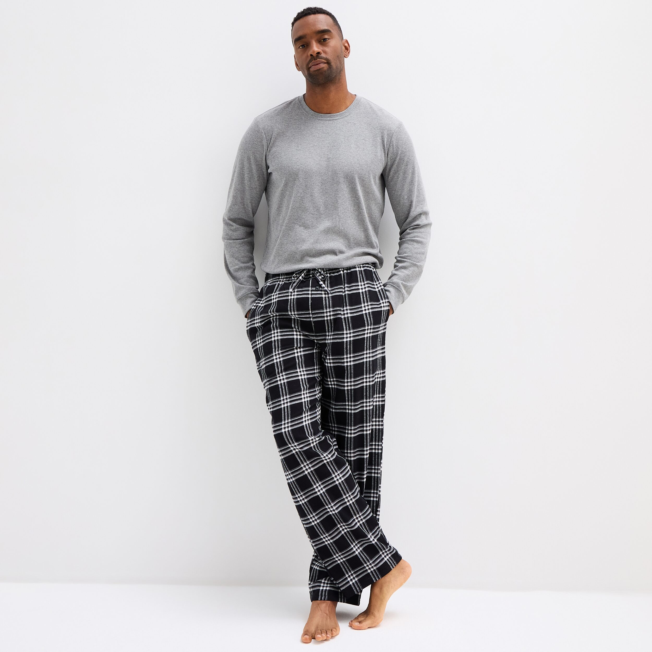 St. John's Bay Mens Big and Tall Flannel Pajama Pants