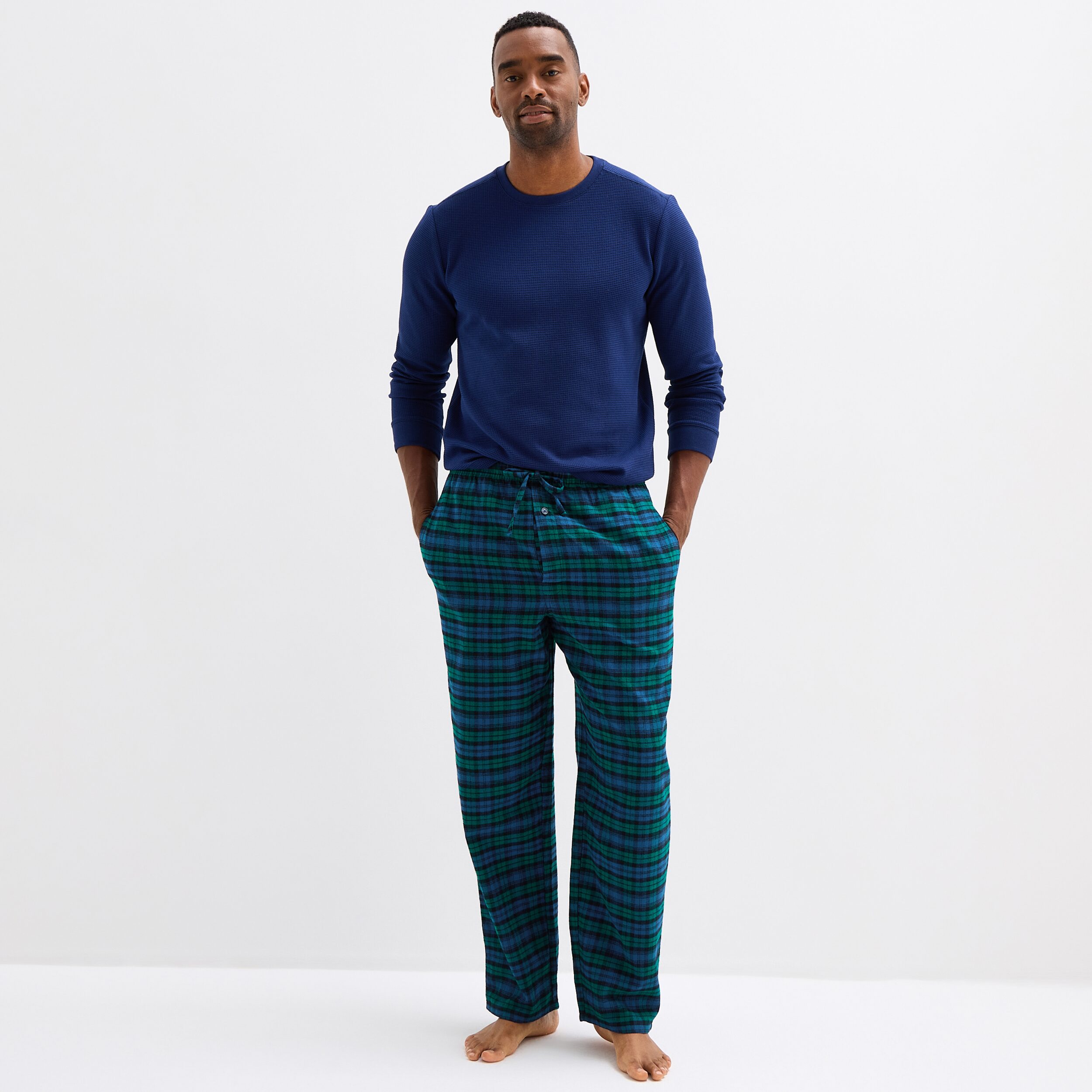 St. John's Bay Mens Big and Tall Flannel Pajama Pants