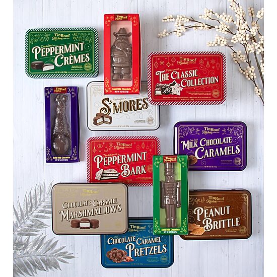 Tin Roof Kitchen Company Dark Chocolate Peppermint Cremes Tin