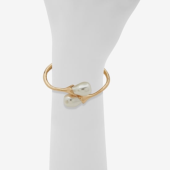 Worthington Gold Tone Womens Cuff Bracelet