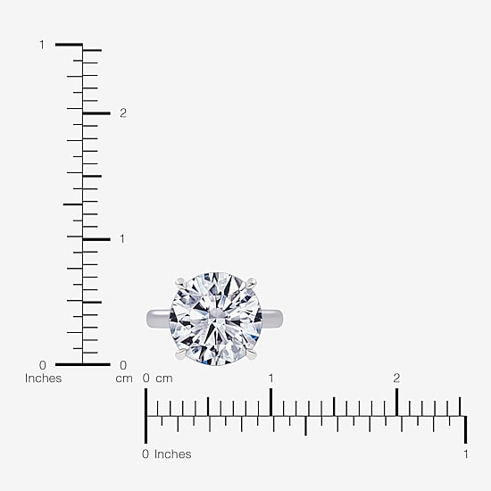 Signature By Modern Bride (G, Vs2-Si1) Womens 8 1/4 Ct. T.W. Lab Grown White Diamond 14K Gold Round Solitaire Engagement Ring