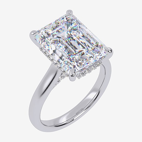 Signature By Modern Bride (G / Vs2-Si1) Womens 8 1/4 Ct. T.W. Lab Grown White Diamond 14K Gold Solitaire Engagement Ring