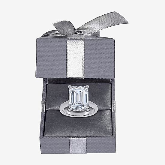 Signature By Modern Bride (G / Vs2-Si1) Womens 8 1/4 Ct. T.W. Lab Grown White Diamond 14K Gold Solitaire Engagement Ring