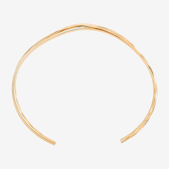 Gold Addiction Womens 10K Gold Bangle Bracelet
