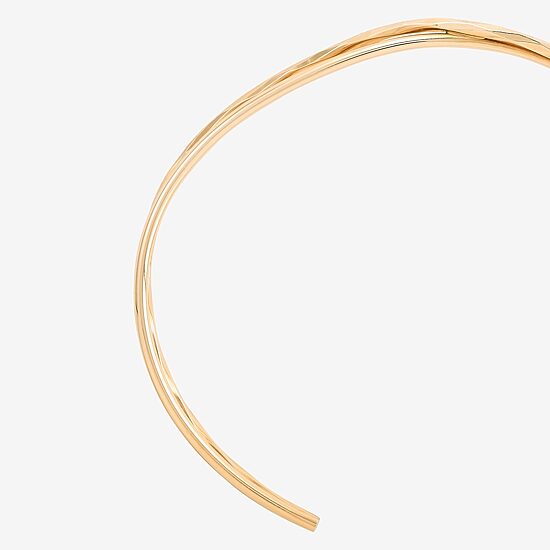 Gold Addiction Womens 10K Gold Bangle Bracelet