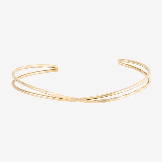 Gold Addiction Womens 10K Gold Bangle Bracelet