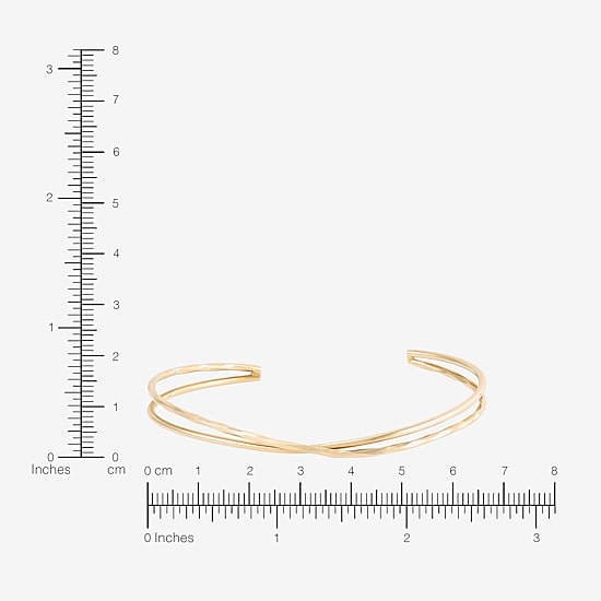 Gold Addiction Womens 10K Gold Bangle Bracelet