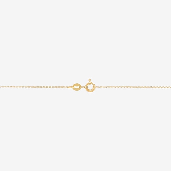 Gold Addiction Teddy Bear Womens 10K Gold 18 Inch Pendant Necklace