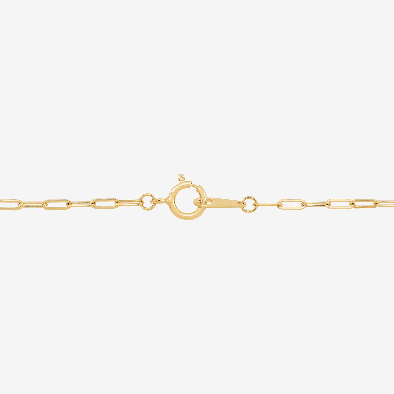 Gold Addiction Womens 10K Gold 7.25 Inch Solid Chain Bracelet