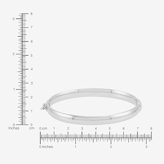 Silver Addiction Womens Sterling Silver Bangle Bracelet