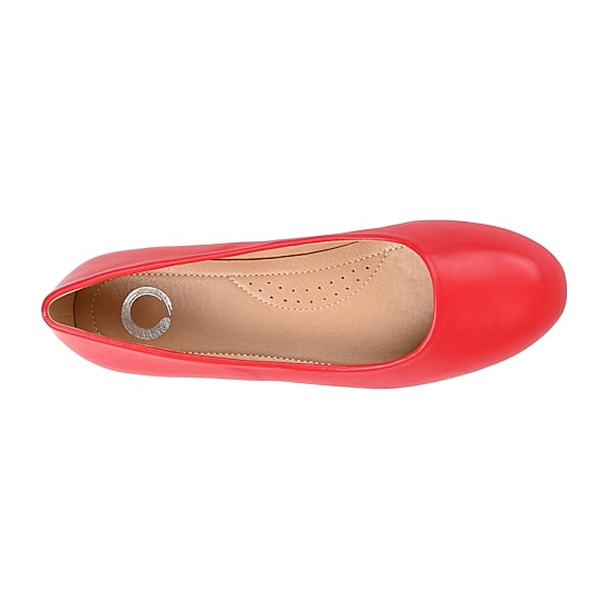 Journee Collection Saar Womens Round Closed Toe Block Heel Pumps