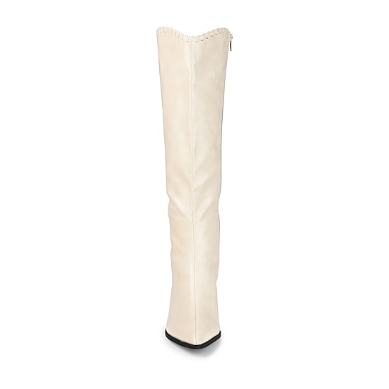Journee Collection Womens Daria Wide Calf Stacked Heel Riding Boots