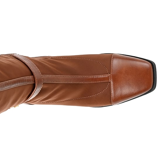 Journee Collection Womens Gaibree Stacked Heel Riding Boots