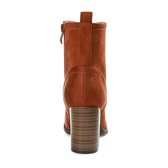 Journee Collection Womens Baylor Stacked Heel Booties